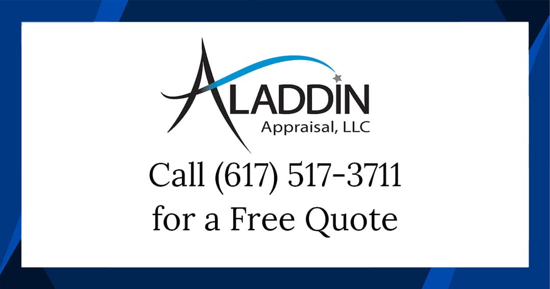 Aladdin Appraisal website homepage built with Framer