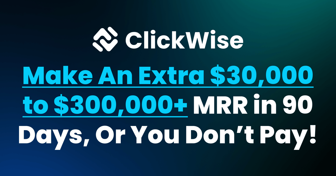 ClickWise Media Solutions website homepage built with Framer