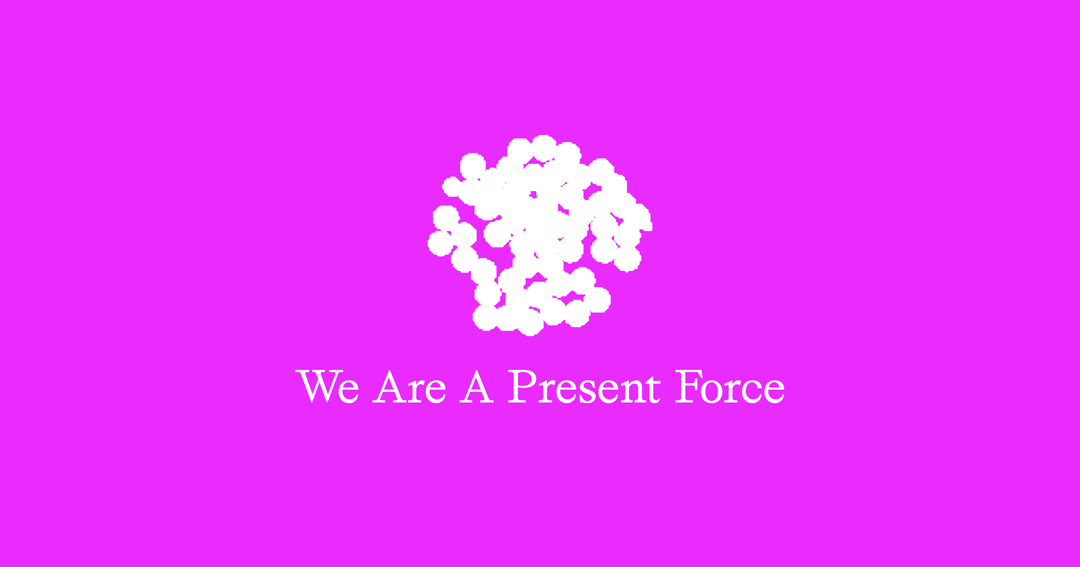 a present force website homepage built with Framer