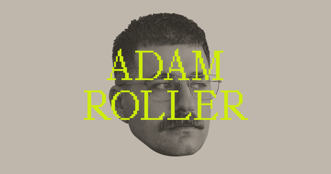 adam roller website homepage built with Framer