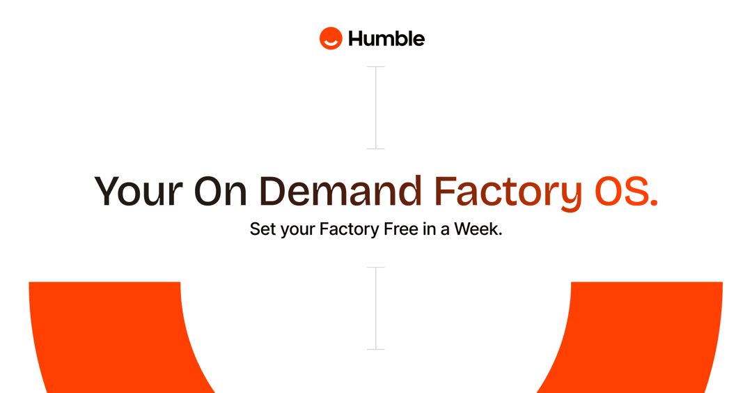 Humble website homepage built with Framer