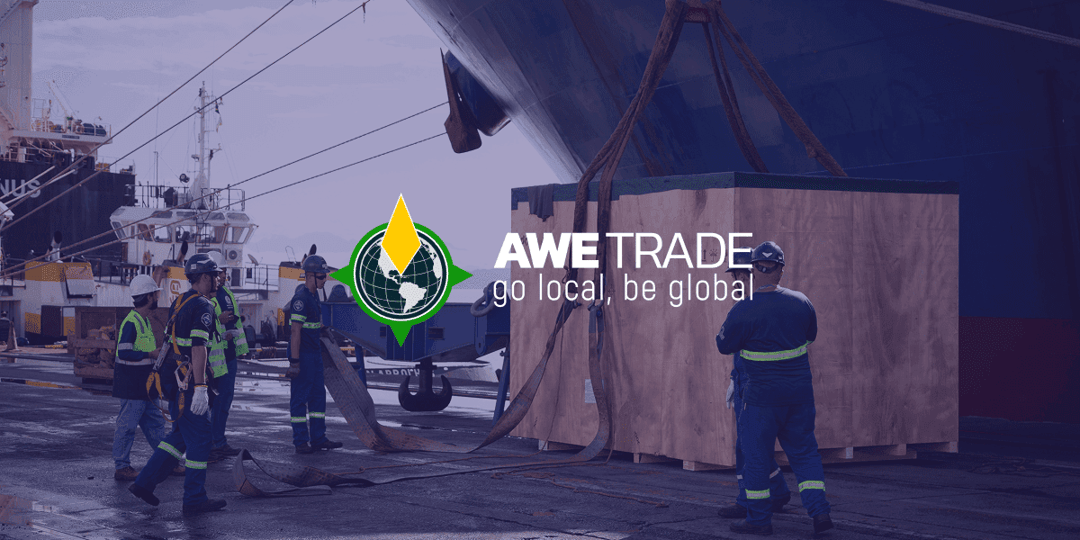 AWE Trade website homepage built with Framer