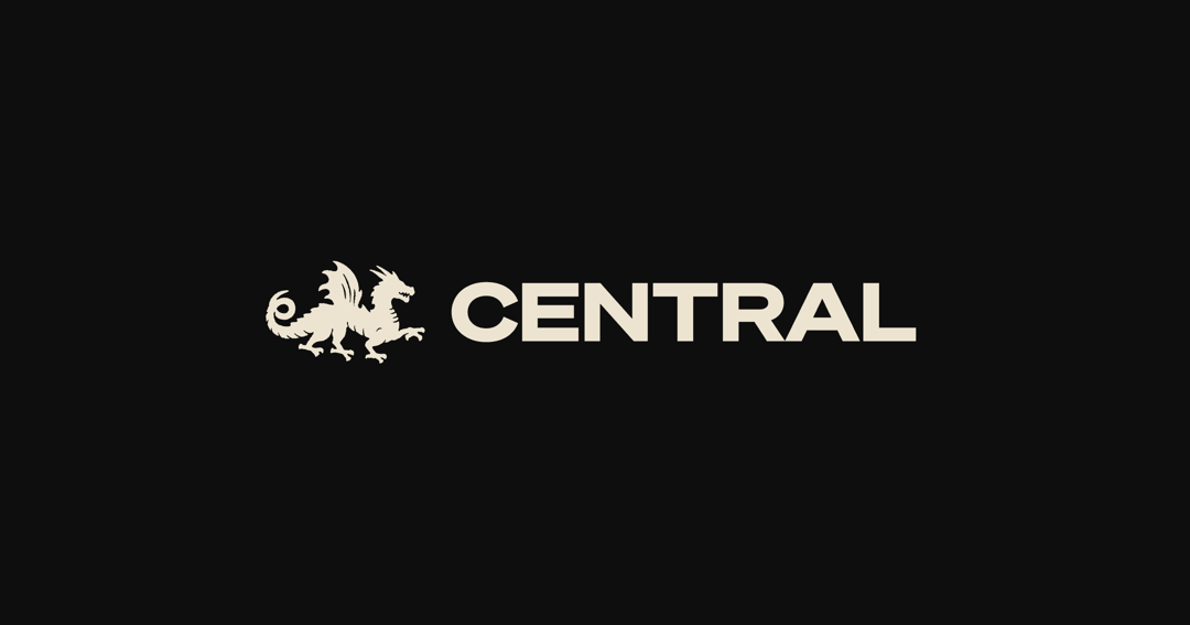 Central website homepage built with Framer