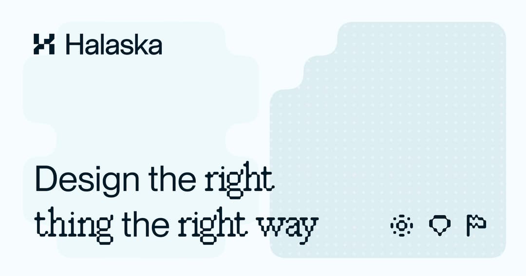 Halaska website homepage built with Framer