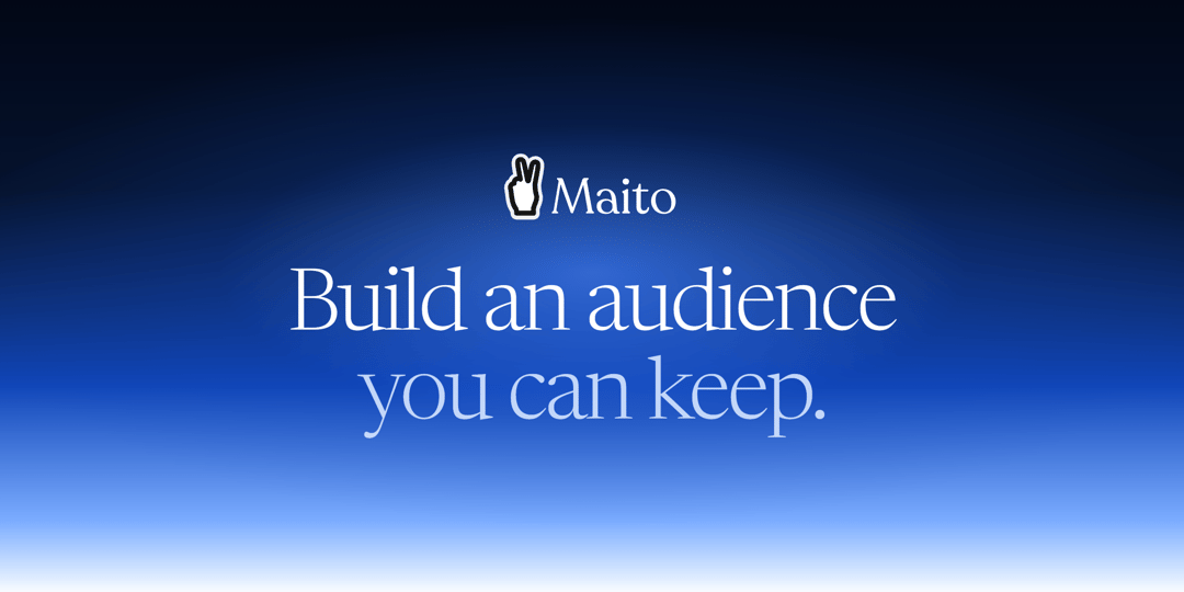 Maito website homepage built with Framer