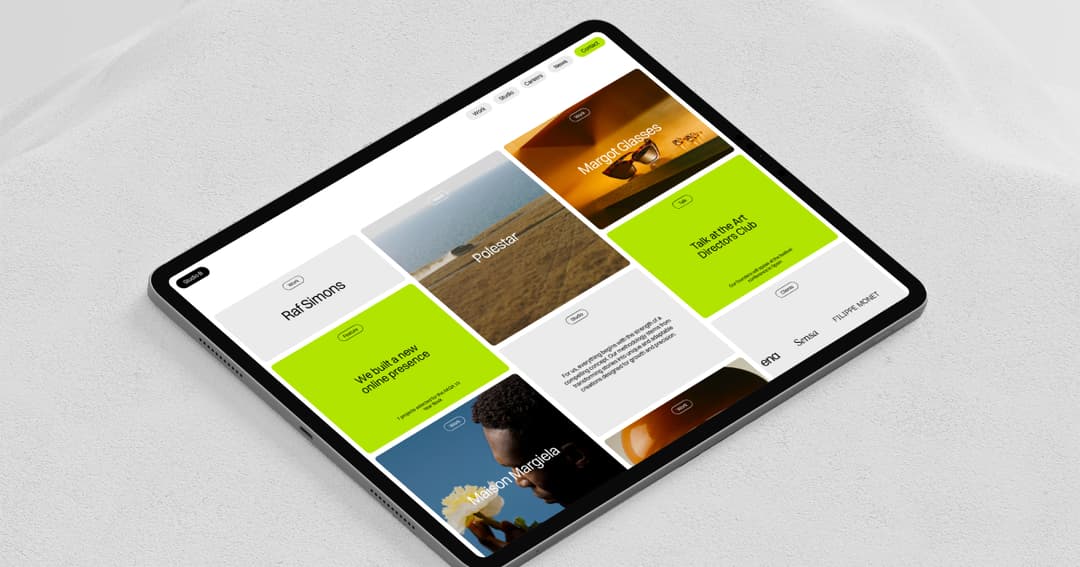 Lorenzo Cabra website homepage built with Framer