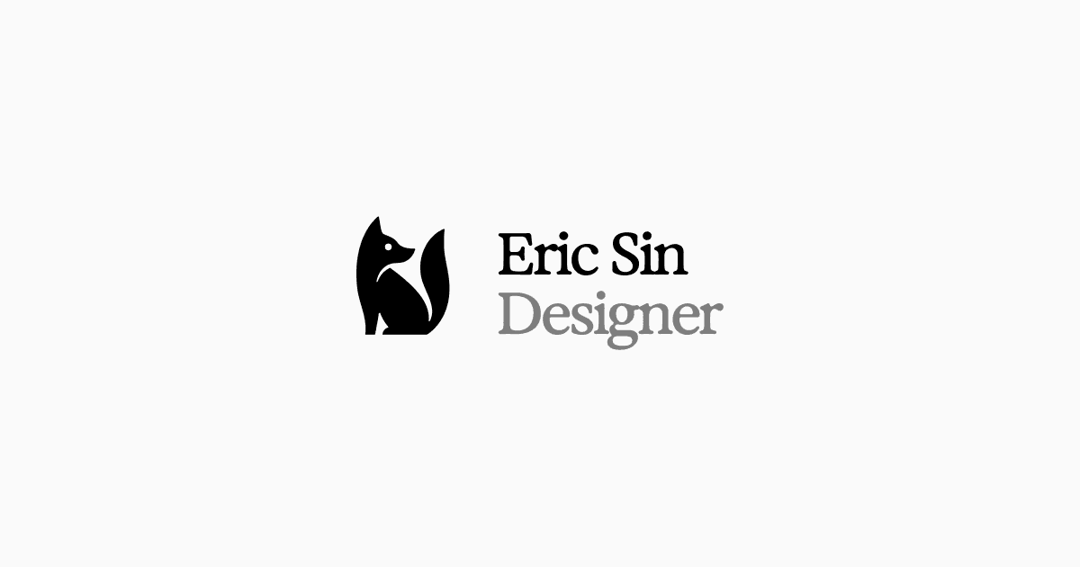 Eric Sin website homepage built with Framer