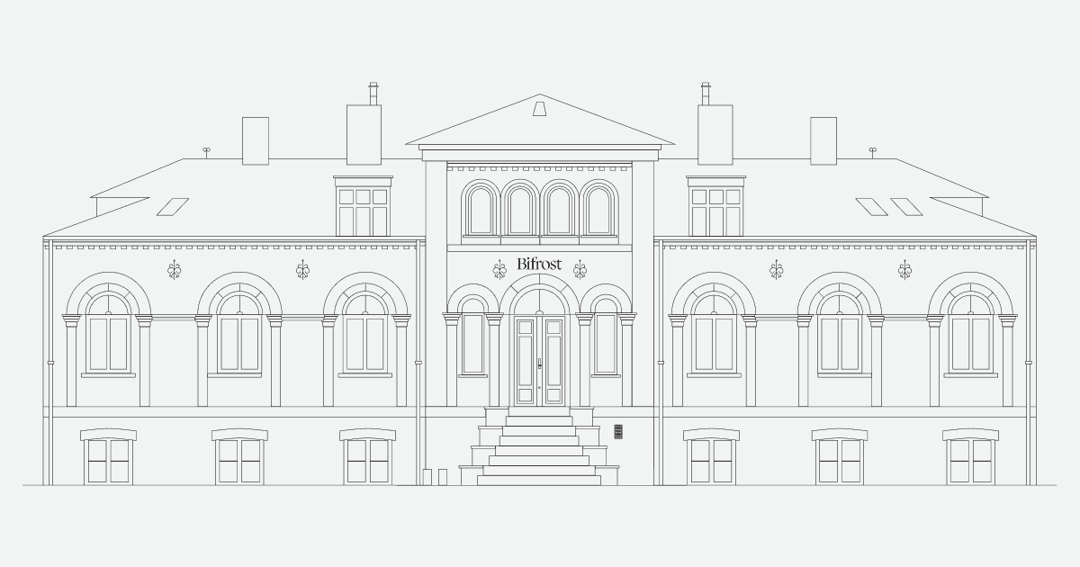 Bifrost house website homepage built with Framer